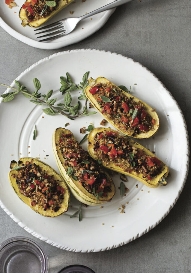 HHB_Delicata Squash with Quinoa-Pecan Stuffing