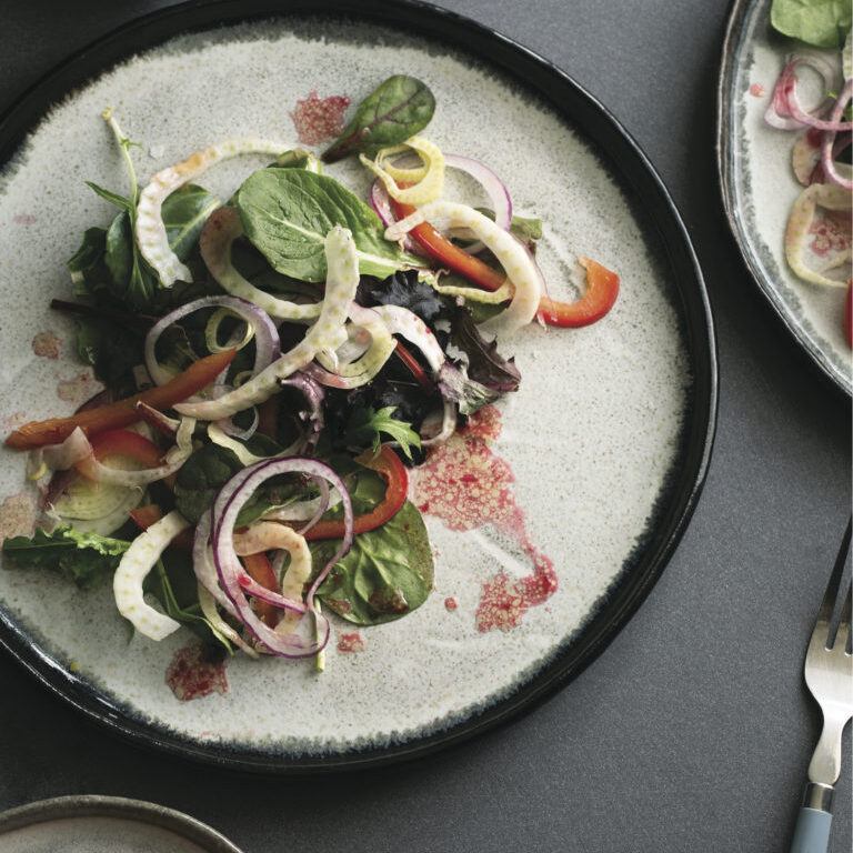 HHB_Fennel and Spring Onion Salad with Blood Orange Vinaigrette